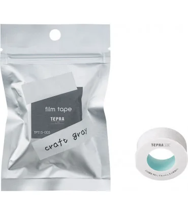 Tepra Coharu TPT15-005 (khổ 15mm x 4m, craft grey) | ⓿❽❻❽❺⓿❺⓿❺❺ | Nhãn in, tem in, giấy in, băng nhãn, tape in | khuetu.vn