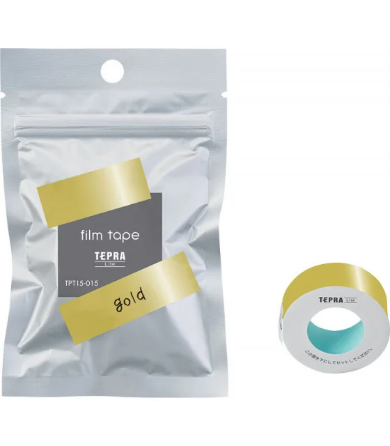 Tepra Coharu TPT15-015 (khổ 15mm x 4m, Gold)