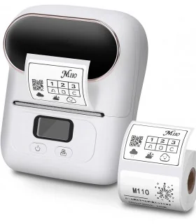 Máy in nhãn Máy in nhãn di động M110, Bluetooth, in qua app, màu trắng | ⓿❽❻❽❺⓿❺⓿❺❺ | Máy in nhãn, máy in tem, máy in mã vạch...