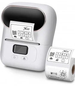Máy in nhãn Máy in nhãn di động M110, Bluetooth, in qua app, màu trắng | ⓿❽❻❽❺⓿❺⓿❺❺ | Máy in nhãn, máy in tem, máy in mã vạch...