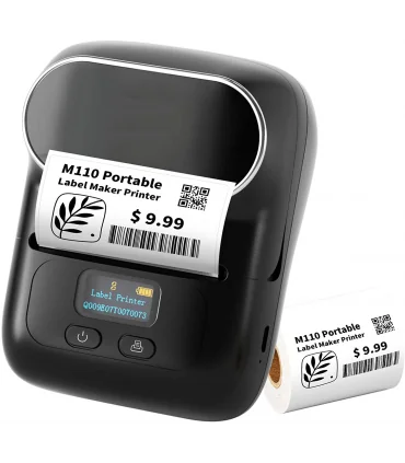 Máy in nhãn Máy in nhãn di động M110, Bluetooth, in qua app, màu đen | ⓿❽❻❽❺⓿❺⓿❺❺ | Máy in nhãn, máy in tem, máy in mã vạch |...