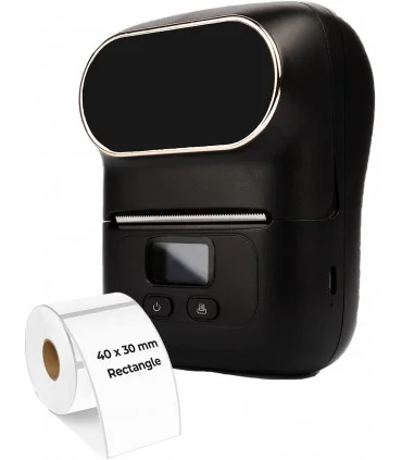 Máy in nhãn Máy in nhãn di động M110, Bluetooth, in qua app, màu đen | ⓿❽❻❽❺⓿❺⓿❺❺ | Máy in nhãn, máy in tem, máy in mã vạch |...