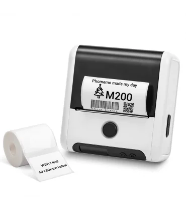 Máy in nhãn Máy in nhãn di động M200, Bluetooth, in qua app, màu trắng | ⓿❽❻❽❺⓿❺⓿❺❺ | Máy in nhãn, máy in tem, máy in mã vạch...