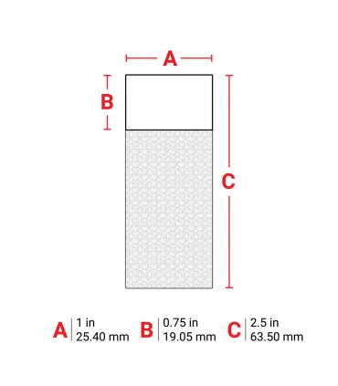 Brady M71-21-427, Vinyl, màu trắng, 2.5 in H x 1 in W, 100 labels | ⓿❽❻❽❺⓿❺⓿❺❺ | Nhãn in, tem in, giấy in, băng nhãn, tape in...