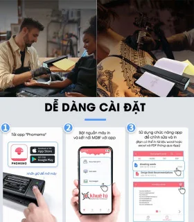Máy in hình xăm di động M08F | ⓿❽❻❽❺⓿❺⓿❺❺| KHUÊ TÚ