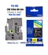 Brother TZe-325, khổ 9mm, dài 8m, White on Black, chống thấm nước | ⓿❽❻❽❺⓿❺⓿❺❺ | Nhãn in, tem in, giấy in, băng nhãn, tape in...