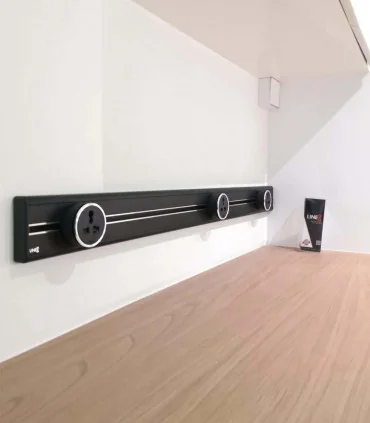 Bộ Ổ cắm thanh trượt Line8 (Lắp nổi/600mm/Trắng Ngọc Trai) + 02 Ổ cắm | ⓿❽❻❽❺⓿❺⓿❺❺ | khuetu.vn