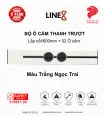 Bộ Ổ cắm thanh trượt Line8 (Lắp nổi/600mm/Trắng Ngọc Trai) + 02 Ổ cắm