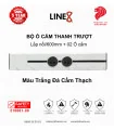 Bộ Ổ cắm thanh trượt Line8 (Lắp nổi/600mm/Trắng Đá Cẩm Thạch) + 02 Ổ cắm