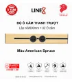Bộ Ổ cắm thanh trượt Line8 (Lắp nổi/600mm/American Spruce) + 02 Ổ cắm