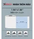 Nhãn tròn 50 x 50mm, màu xanh, KTR-5050-140BU | ⓿❽❻❽❺⓿❺⓿❺❺ | Nhãn in, tem in, giấy in, băng nhãn, tape in | khuetu.vn