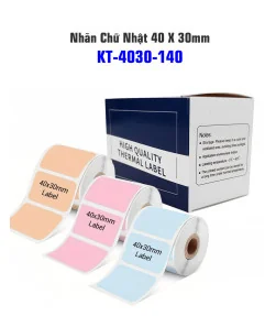 Nhãn đa năng 40 x 30mm, KT-4030-230PK | ⓿❽❻❽❺⓿❺⓿❺❺ | Nhãn in, tem in, giấy in, băng nhãn, tape in | khuetu.vn