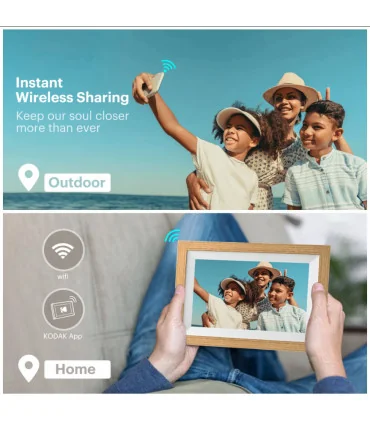 Khung Ảnh Kỹ Thuật Số Wifi Kodak RCF-1012W | ⓿❽❻❽❺⓿❺⓿❺❺ | khuetu.vn