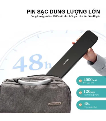 Máy in di động P832 (A4, giấy thường, in ribbon, Bluetooth/USB-C) | ⓿❽❻❽❺⓿❺⓿❺❺| KHUÊ TÚ