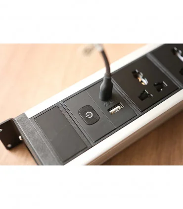 Ổ cắm điện treo dưới bàn MK102UB (Đen) | ⓿❽❻❽❺⓿❺⓿❺❺ | khuetu.vn