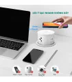 Ổ cắm điện âm bàn, có sạc không dây MK102GW (Trắng)