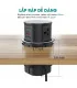 Ổ cắm điện âm bàn, có sạc không dây MK102GB (Xám đen) | ⓿❽❻❽❺⓿❺⓿❺❺ | khuetu.vn