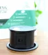 Ổ cắm điện âm bàn, có sạc không dây MK102GB (Xám đen) | ⓿❽❻❽❺⓿❺⓿❺❺ | khuetu.vn