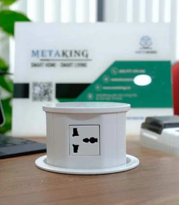 Ổ cắm điện âm bàn, có sạc không dây MK102GW (Trắng) | ⓿❽❻❽❺⓿❺⓿❺❺ | khuetu.vn