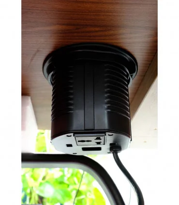 Ổ cắm điện âm bàn, có sạc không dây MK102GB (Xám đen) | ⓿❽❻❽❺⓿❺⓿❺❺ | khuetu.vn