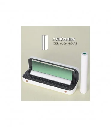 Giấy in nhiệt khổ A4 - dạng cuộn, chính hãng AIMO, KT-RMSG10-A4M8-2 | ⓿❽❻❽❺⓿❺⓿❺❺| KHUÊ TÚ
