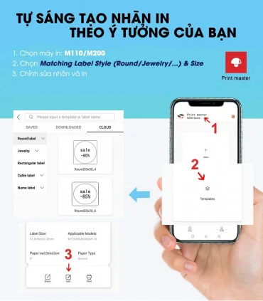 Nhãn đa năng 50 x 30mm, KT-5030-230 | ⓿❽❻❽❺⓿❺⓿❺❺ | Nhãn in, tem in, giấy in, băng nhãn, tape in | khuetu.vn