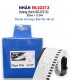 Nhãn film nhựa trong suốt EK-22113 (DK-22113), chống nước, 62mm x 15m (liên tục), tương thích DK-22213 | ⓿❽❻❽❺⓿❺⓿❺❺ | Nhãn in...