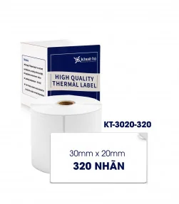 Nhãn đa năng 30 x 20mm, KT-3020-320 | ⓿❽❻❽❺⓿❺⓿❺❺ | Nhãn in, tem in, giấy in, băng nhãn, tape in | khuetu.vn