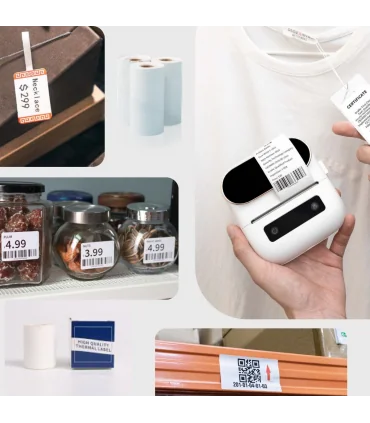 Máy in nhãn Máy in nhãn di động M220, Bluetooth, in qua app, (Trắng, Hồng, Đen) | ⓿❽❻❽❺⓿❺⓿❺❺ | Máy in nhãn, máy in tem, máy i...