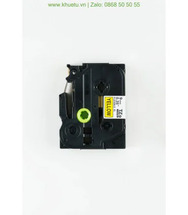 Brother TZe-FX621, khổ 9mm, dài 8m, Black on Yellow, siêu dẻo, chống thấm nước | ⓿❽❻❽❺⓿❺⓿❺❺ | Nhãn in, tem in, giấy in, băng ...
