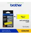 Brother TZe-SL661, khổ 36mm, dài 8m, Black on Yellow, dán cáp CAT5E/6