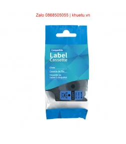 DM-A40916 D1 Tape A40916 9mm x 7m Black on Blue | ⓿❽❻❽❺⓿❺⓿❺❺ | Nhãn in, tem in, giấy in, băng nhãn, tape in | khuetu.vn