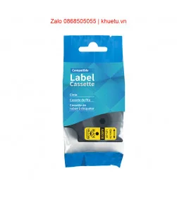 DM-A45018 D1 Tape A45018 12mm x 7m Black on Yellow | ⓿❽❻❽❺⓿❺⓿❺❺ | Nhãn in, tem in, giấy in, băng nhãn, tape in | khuetu.vn