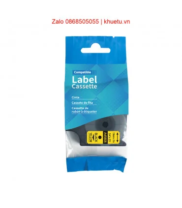 DM-A45808 D1 Tape A45808 19mm x 7m Black on Yellow | ⓿❽❻❽❺⓿❺⓿❺❺ | Nhãn in, tem in, giấy in, băng nhãn, tape in | khuetu.vn