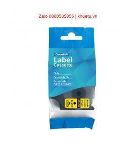 DM-A53718 D1 Tape A53718 24mm x 7m Black on Yellow | ⓿❽❻❽❺⓿❺⓿❺❺ | Nhãn in, tem in, giấy in, băng nhãn, tape in | khuetu.vn
