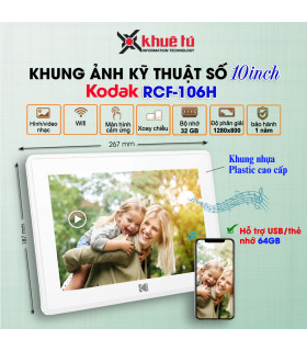 Khung Ảnh Kỹ Thuật Số Wifi Kodak RCF-106H | ⓿❽❻❽❺⓿❺⓿❺❺ | khuetu.vn