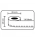 DM-A99010, Black on White, 89mm x 28mm x 130 lables | ⓿❽❻❽❺⓿❺⓿❺❺ | Nhãn in, tem in, giấy in, băng nhãn, tape in | khuetu.vn