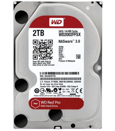 WD RED PRO 2TB 3.5 Inch SATA HDD 7200rpm 64MB Cache (WD2002FFSX) | Phân phối WESTERN DIGITAL | ⓿❽❻❽❺⓿❺⓿❺❺ | khuetu.vn