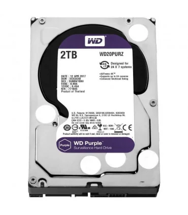 WD PURPLE 2TB 3.5 Inch SATA HDD 5400rpm 64MB Cache (WD20PURZ) | Phân phối WESTERN DIGITAL | ⓿❽❻❽❺⓿❺⓿❺❺ | khuetu.vn
