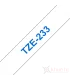 Brother TZe-233, khổ 12mm, dài 8m, Blue on White, chống thấm nước | ⓿❽❻❽❺⓿❺⓿❺❺ | Nhãn in, tem in, giấy in, băng nhãn, tape in...