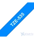 Brother TZe-535, khổ 12mm, dài 8m, White on Blue, chống thấm nước | ⓿❽❻❽❺⓿❺⓿❺❺ | Nhãn in, tem in, giấy in, băng nhãn, tape in...