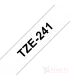 Brother TZe-241, khổ 18mm, dài 8m, Black on White, chống thấm nước | ⓿❽❻❽❺⓿❺⓿❺❺ | Nhãn in, tem in, giấy in, băng nhãn, tape i...