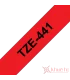 Brother TZe-441, khổ 18mm, dài 8m, Black on Red, chống thấm nước | ⓿❽❻❽❺⓿❺⓿❺❺ | Nhãn in, tem in, giấy in, băng nhãn, tape in ...