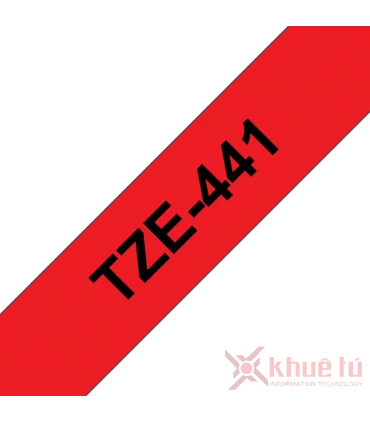 Brother TZe-441, khổ 18mm, dài 8m, Black on Red, chống thấm nước | ⓿❽❻❽❺⓿❺⓿❺❺ | Nhãn in, tem in, giấy in, băng nhãn, tape in ...