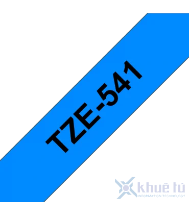 Brother TZe-541, khổ 18mm, dài 8m, Black on Blue, chống thấm nước | ⓿❽❻❽❺⓿❺⓿❺❺ | Nhãn in, tem in, giấy in, băng nhãn, tape in...