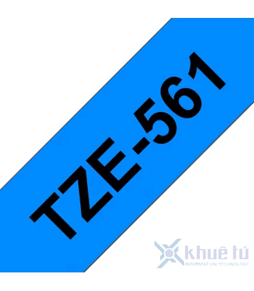 Brother TZe-561, khổ 36mm, dài 8m, Black on Blue, chống thấm nước | ⓿❽❻❽❺⓿❺⓿❺❺ | Nhãn in, tem in, giấy in, băng nhãn, tape in...
