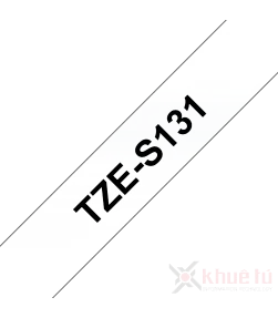 Brother TZe-S131, khổ 12mm, dài 8m, Black on Clear, siêu dính, chống thấm nước | ⓿❽❻❽❺⓿❺⓿❺❺ | Nhãn in, tem in, giấy in, băng ...