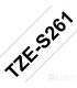 Brother TZe-S261, khổ 36mm, dài 8m, Black on White, siêu dính, chống thấm nước | ⓿❽❻❽❺⓿❺⓿❺❺ | Nhãn in, tem in, giấy in, băng ...