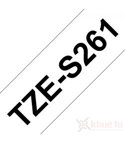 Brother TZe-S261, khổ 36mm, dài 8m, Black on White, siêu dính, chống thấm nước | ⓿❽❻❽❺⓿❺⓿❺❺ | Nhãn in, tem in, giấy in, băng ...