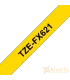 Brother TZe-FX621, khổ 9mm, dài 8m, Black on Yellow, siêu dẻo, chống thấm nước | ⓿❽❻❽❺⓿❺⓿❺❺ | Nhãn in, tem in, giấy in, băng ...